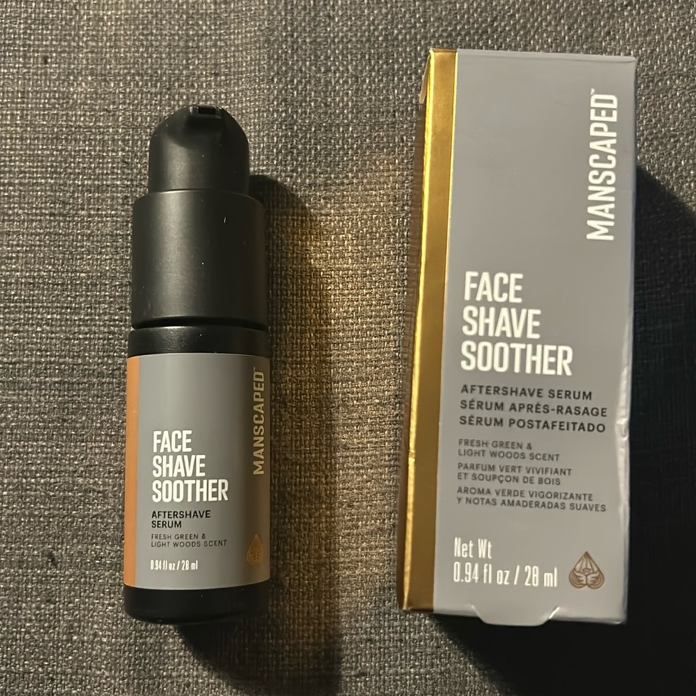 Brand new unopened manscaped face shaver soother (aftershave)